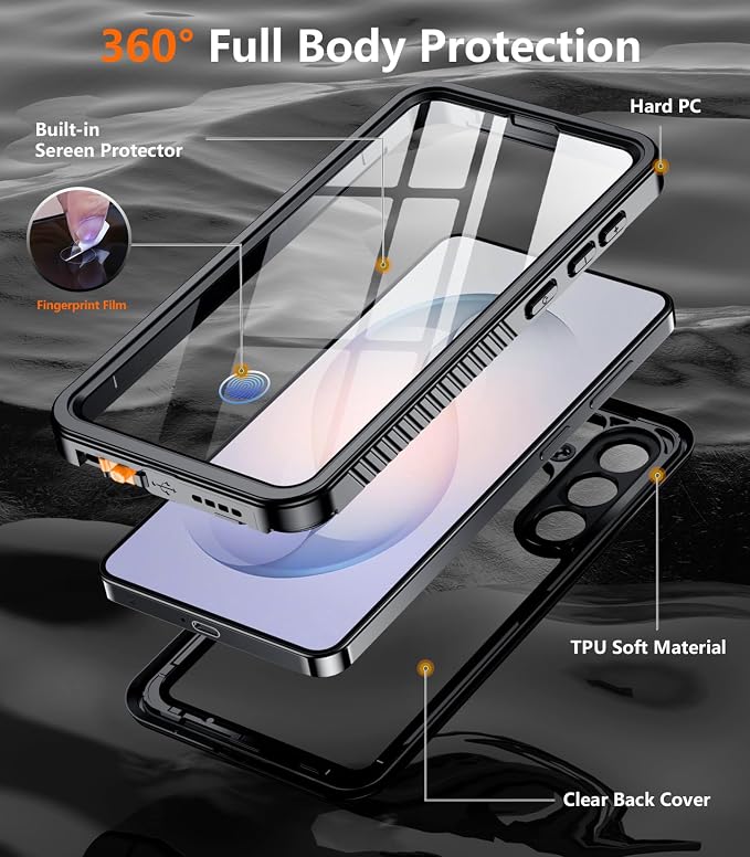 Temdan Designed for Samsung Galaxy S26 Plus Case Waterproof, Built-in Lens & - Image 4