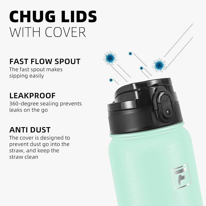 Fanhaw 32 oz Insulated Stainless Steel Water Bottle - Image 4