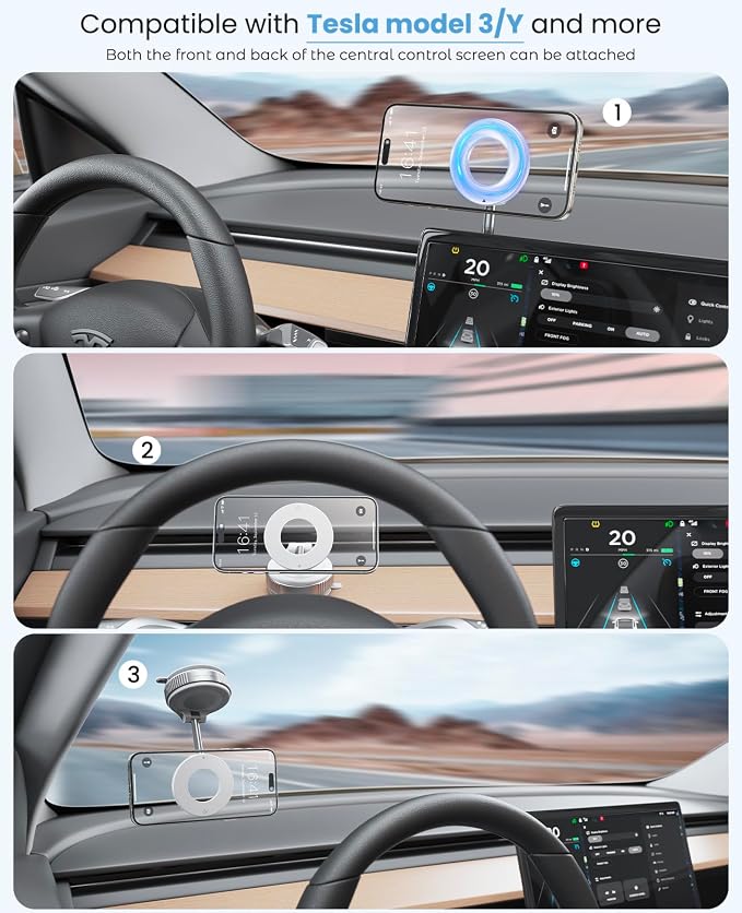 Jononser Magnetic Suction Cup Phone Mount - Image 6