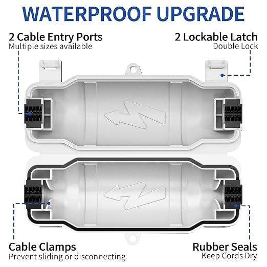 6 Pack Outdoor Extension Cord Safety Cover - Image 3