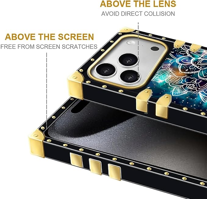 for iPhone 17 Pro Case Luxury Golden Decoration - Image 7