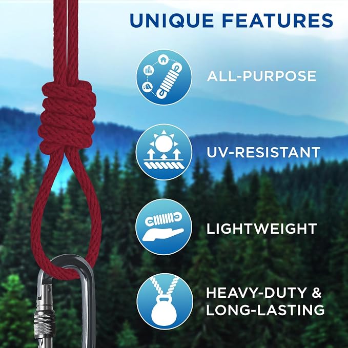 TECEUM Cotton Rope 3/16” – 100 FT – Strong All-Purpose Braided Rope – Natural - Image 4