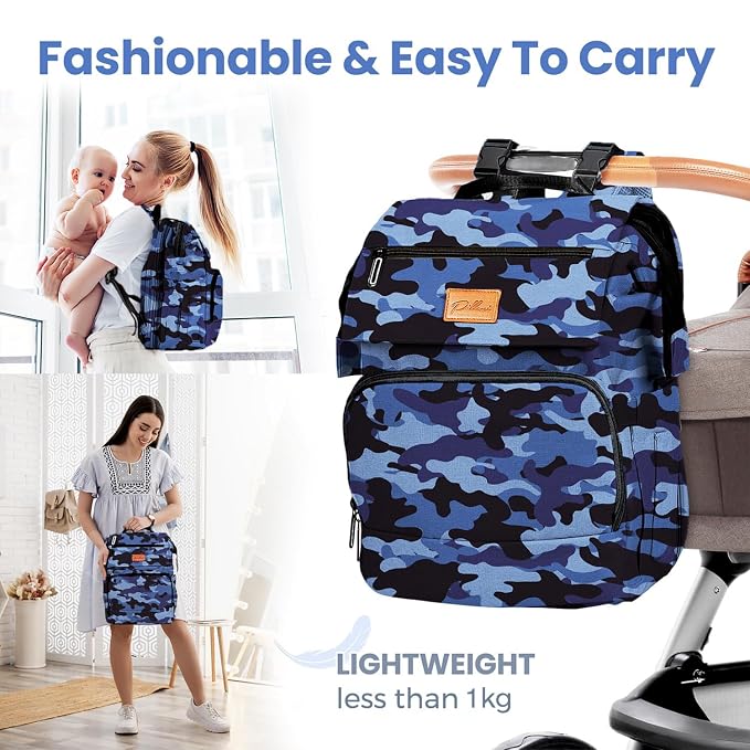 PILLANI Baby Diaper Bag Backpack - Image 5