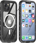 Design for iPhone 14 Case Waterproof 6.1'', Full Body Underwater Dustproof by Dewfoam