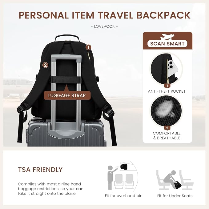 LOVEVOOK Laptop Backpack for Women - Image 6