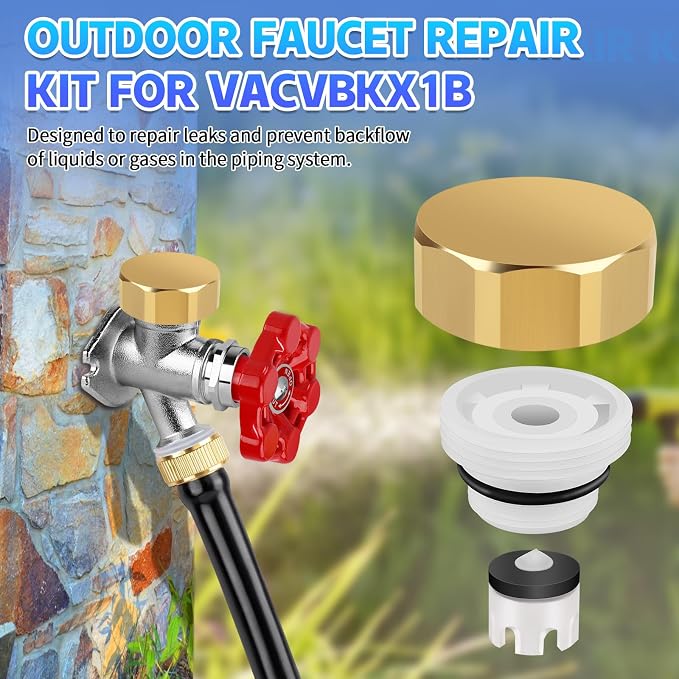 Boltigen Outdoor Faucet Repair Kit, Vacuum Breaker Outside Faucet Set - Image 7