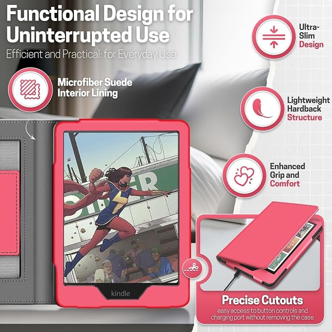TNP Stand Case for Kindle Paperwhite 12th Generation 2024 / Kindle Colorsoft - Image 9