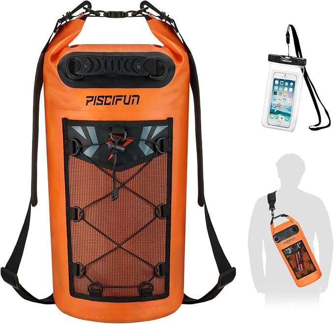 Piscifun Dry Bag, Waterproof Floating Backpack 10L/20L/30L/40L by Piscifun