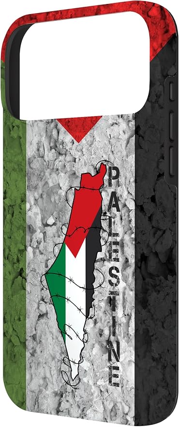 Kufiya Palestine Keffiyeh Flag, Palestinian Map Pattern Case - Image 2