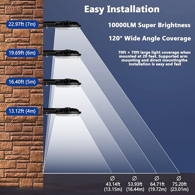 Karjoefar LED Barn Light, Dusk to Dawn Outdoor Lighting - Image 6
