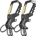Kivssi Heavy duty metal keychains, Carabiner clip Car key chains, Fashion by Unknown