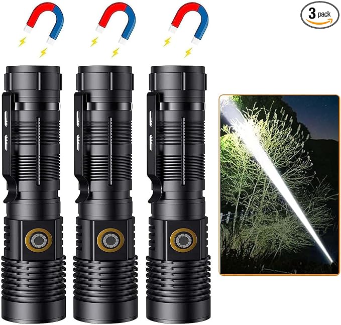Hoxida LED Rechargeable Flashlights High Lumens by Hoxida