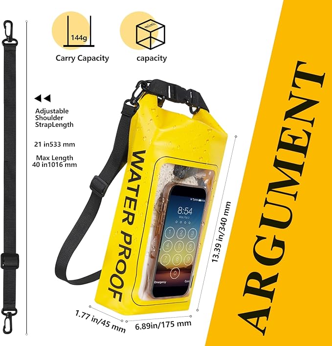 IP68 Waterproof Dry Bag, 2L - Image 2