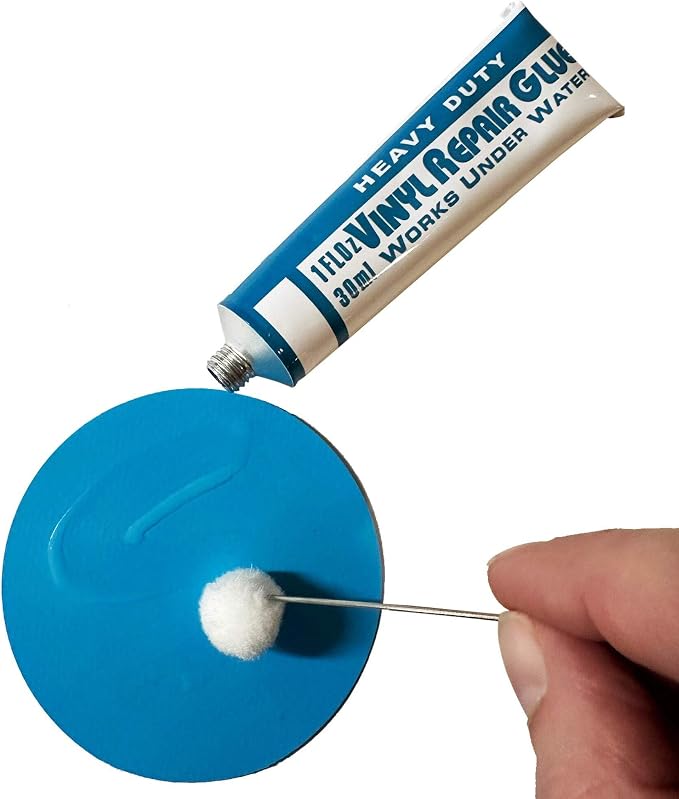Heavy Duty Vinyl Repair Patch Kit | Vinyl Cement Adhesive Glue and Colored - Image 6