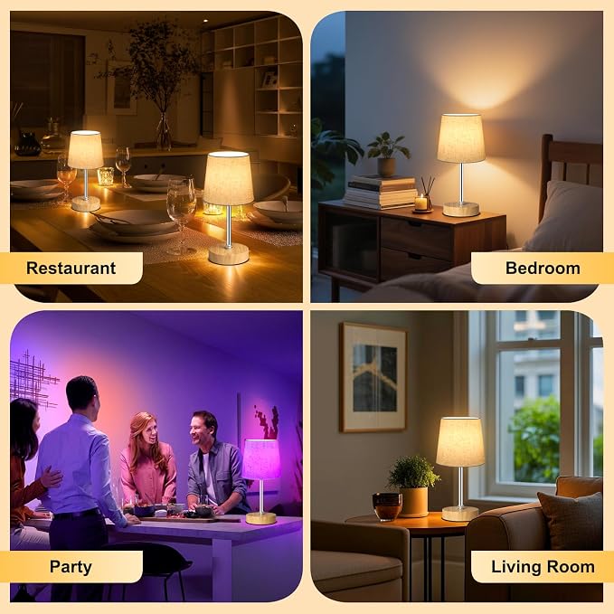 Wowag Small Cordless Table Lamp, 5000mAh Rechargeable Battery Operated Desk Lamp - Image 9