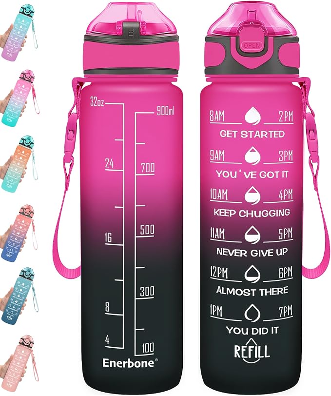 Enerbone 32 oz Drinking Water Bottle by Enerbone