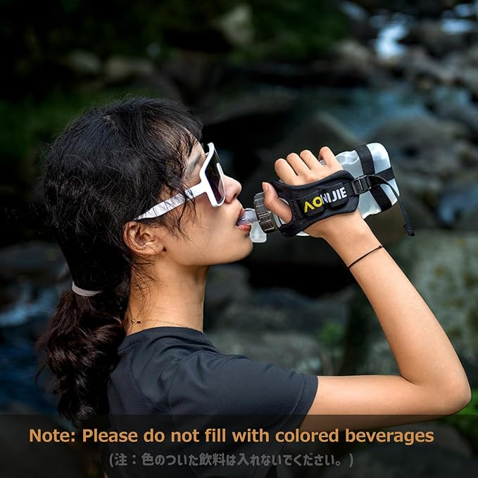 Azarxis TPU Soft Flask Collapsible Water Bottle Running Folding Gel Water - Image 6