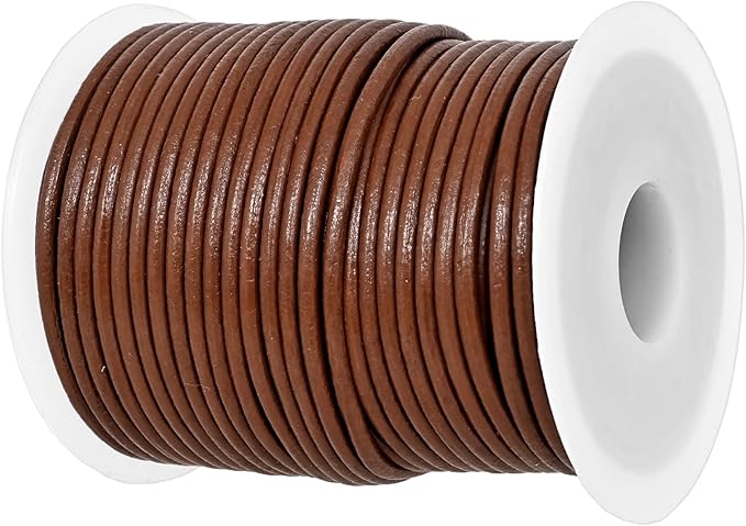 GENIQUE Real/Genuine Round Leather String Cord by GENIQUE