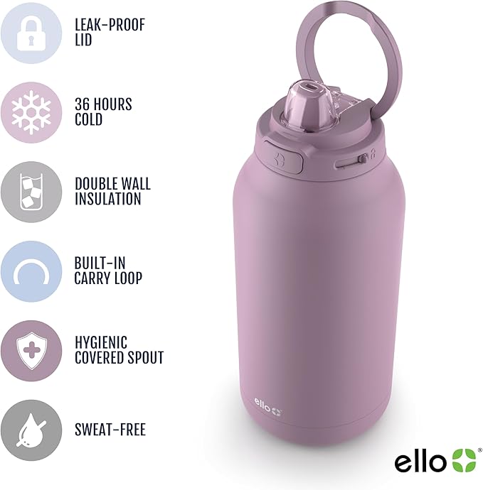 Ello Hydra 64oz Half Gallon Vacuum Insulated Stainless Steel Jug - Image 3