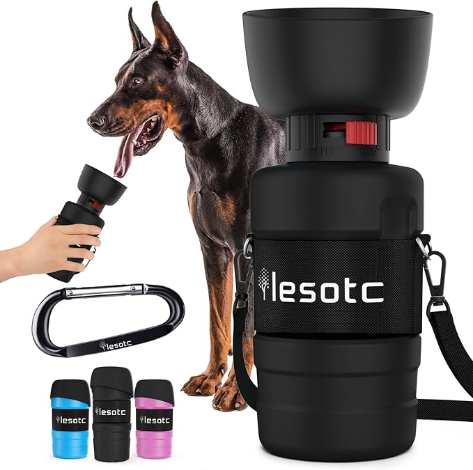 lesotc Dog Water Bottle, Portable Water Dispenser by lesotcbrand