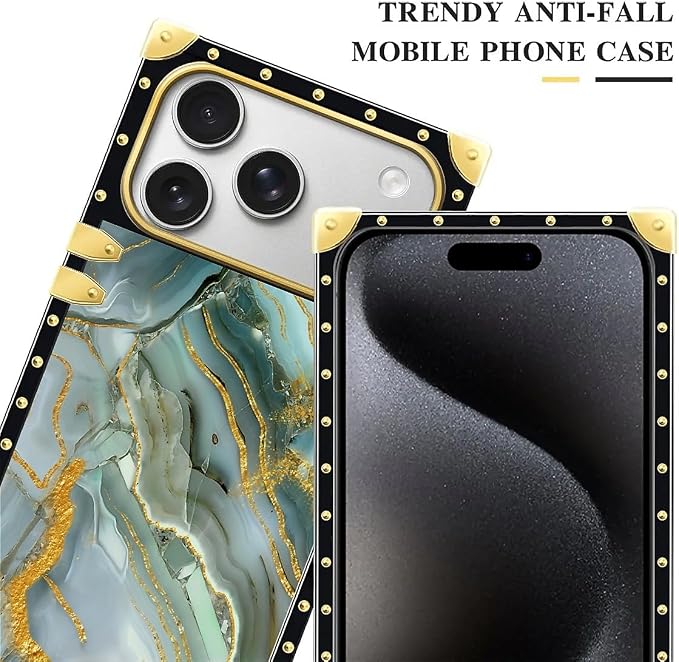 for iPhone 17 Pro Max Case Luxury Golden Decoration - Image 4