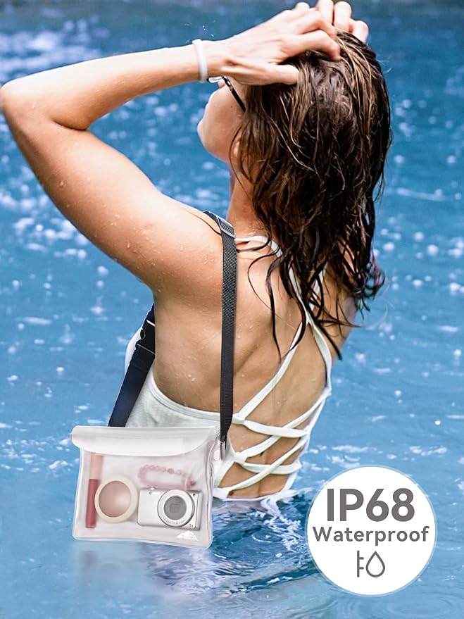 HEETA Waterproof Fanny Pack, Waterproof Pouch Dry Bag 2/3/4 Pack - Image 2
