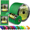 TECEUM 5/32" Paracord Rope 1000 – 1000ft / 200ft / 100ft / 50ft – Tactical by TECEUM
