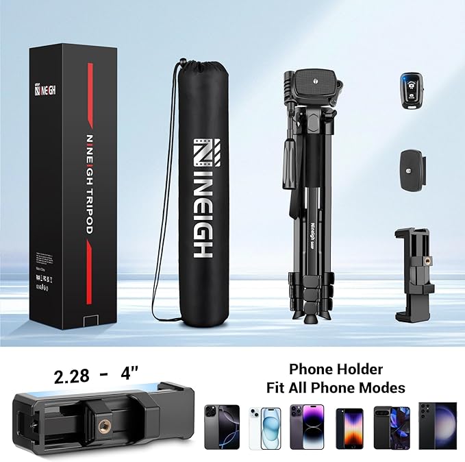 Phone Tripod, 83” Cell Phone Tripod - Image 5