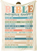 Jakayla Bible Emergency Numbers Christian Blanket Christian Gifts by Jakayla