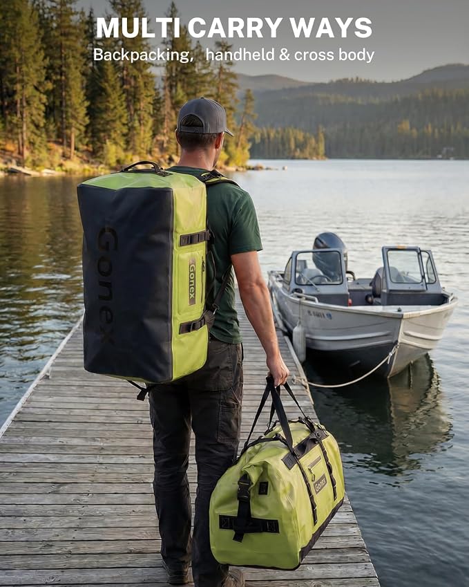 Gonex Waterproof Duffel Bag, 90L Heavy Duty Dry Duffle Bag - Image 4