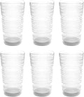 Beaded 16 oz Durable Acrylic Jumbo Drinking Glasses, Shatter-Resistant and by AbodeHomewares-TheDesignDestinationforTabletopDrinkwareKitchenandPet