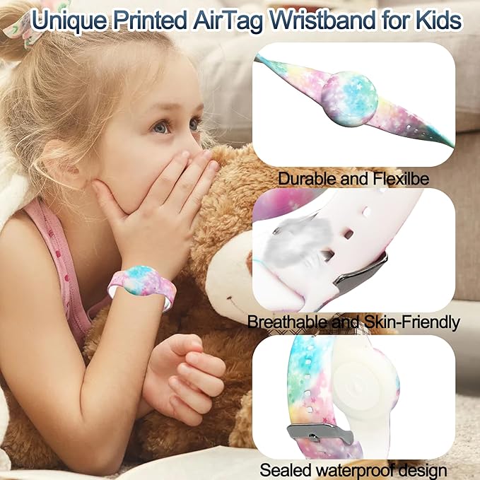 2 Pack Waterproof AirTag Bracelet - Image 6