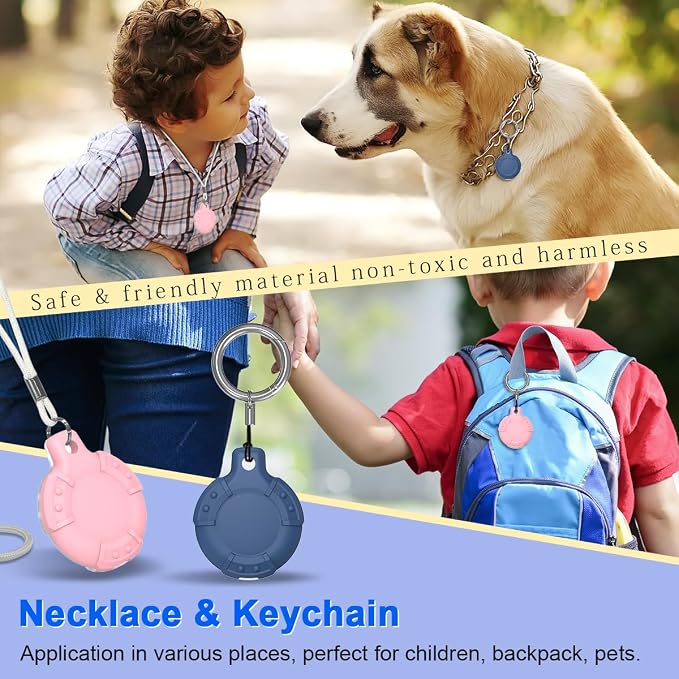 for Air Tag Bracelet & Airtag Necklace, Silicone Wristband Air tag Holder Kids - Image 5