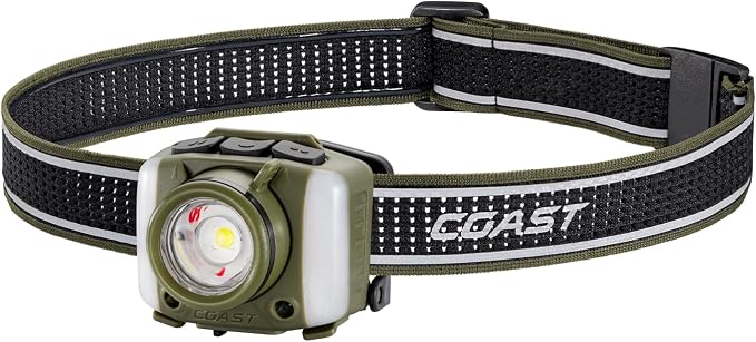 Coast FL95R 1250 Lumen Rechargeable Plus LED Headlamp by Coast