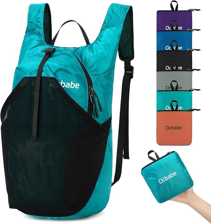 Ultra Lightweight Foldable Backpack, Water Resistant Small Packable Hiking by Unknown