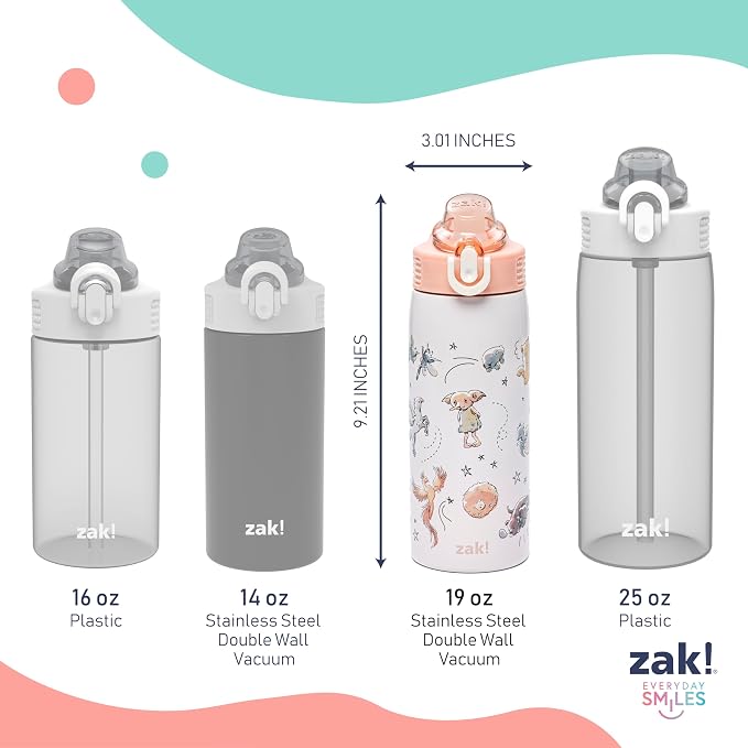 Zak Designs Harry Potter Sage Kids Water Bottle - Image 8