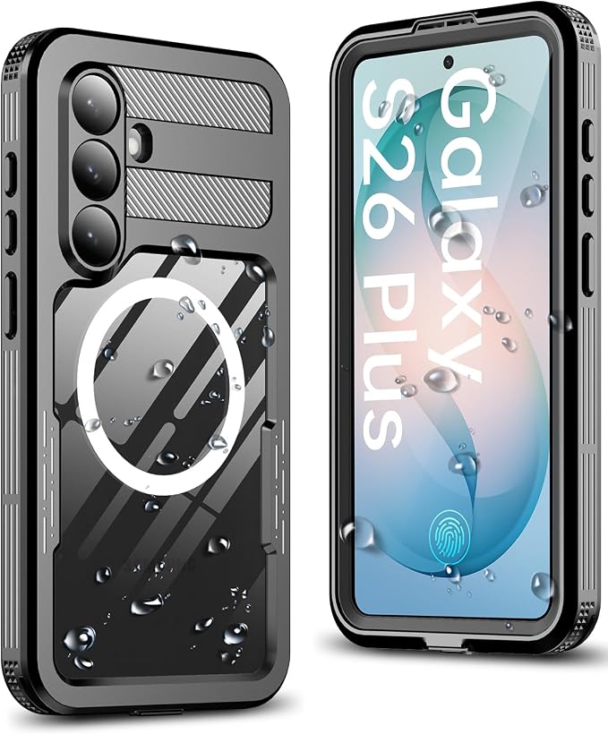 for Samsung Galaxy S26 Plus Case, Rugged Full Body Underwater Protective Cover by Hllhunkhe