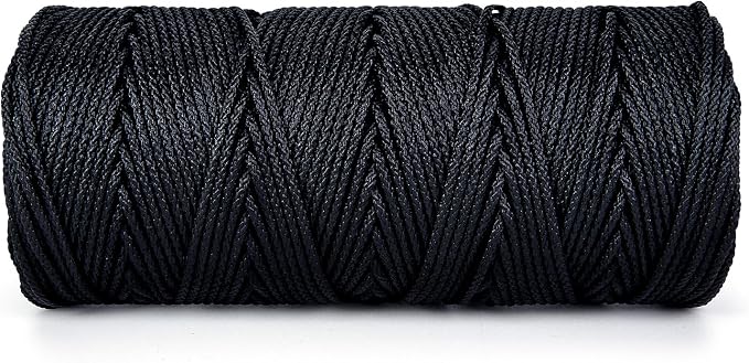 HONGDA Braided Tarred Bank Line Braided Nylon Twine, 318 Feet #24 Bank Line - Image 3