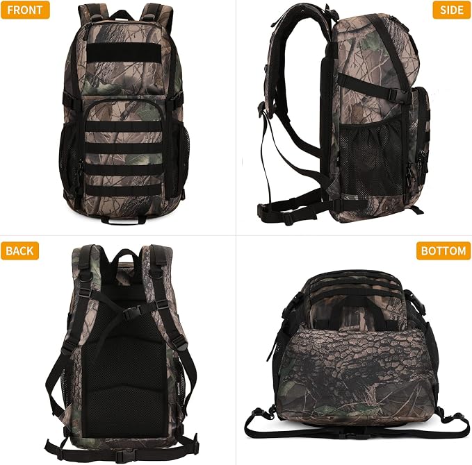 HUNTVP Tactical Backpack Military MOLLE Backpack Hunting Rucksack Gear Assault - Image 2