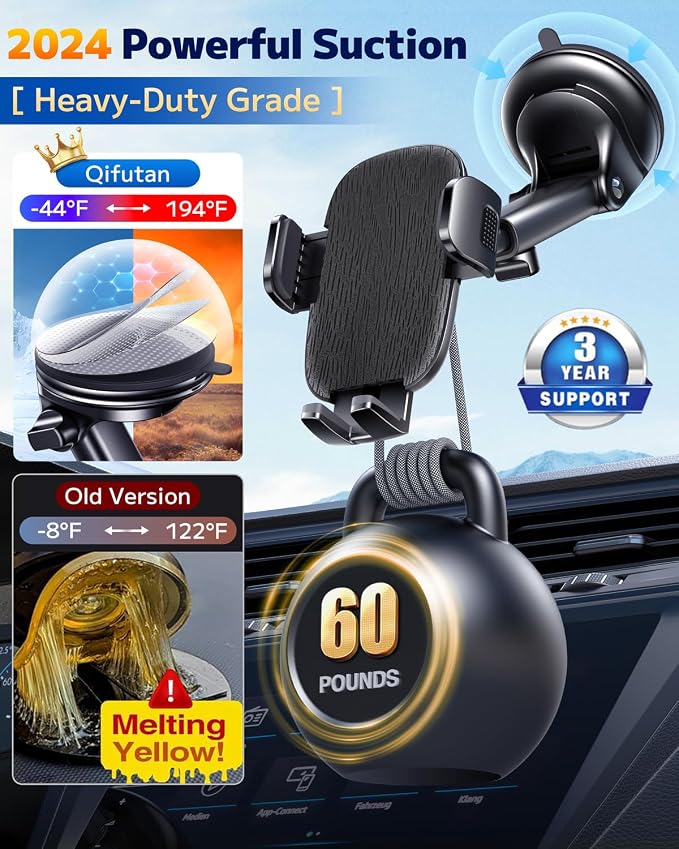 Qifutan Dash Mounted Phone Holders - Image 3