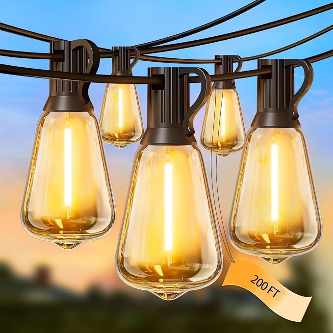 200FT Solar String Lights Outdoor Waterproof by SkoiucLights