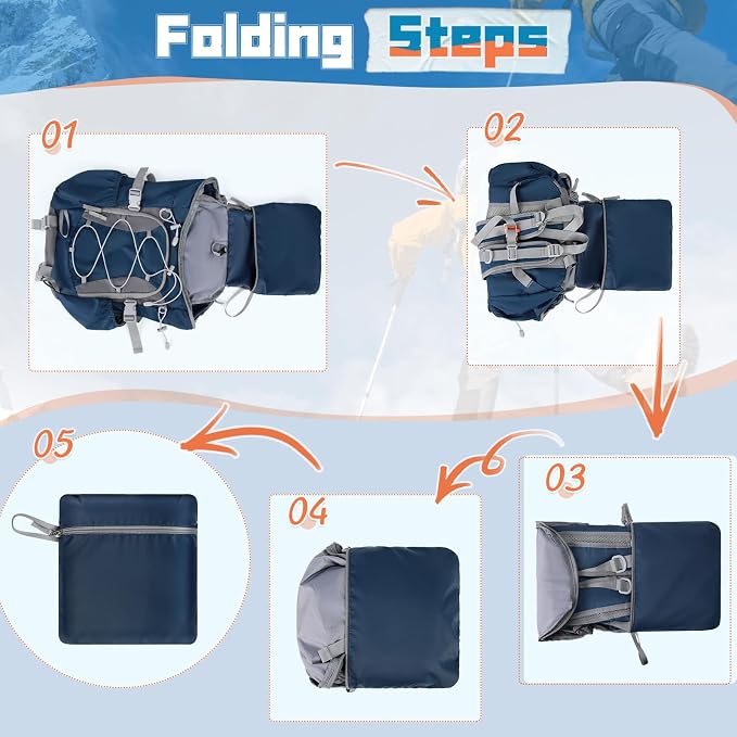 RAINSMORE Foldable Hiking Backpack - Image 7