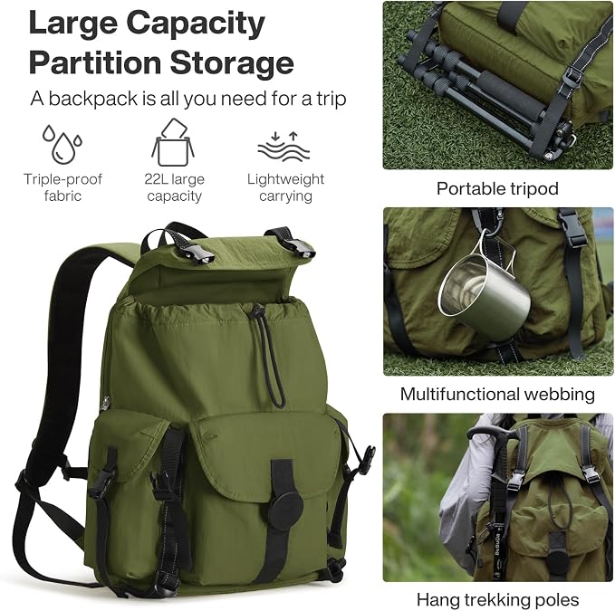 mixi Travel Backpack for Women Men, 18 Inch Carry On Laptop Backpack Flight - Image 2