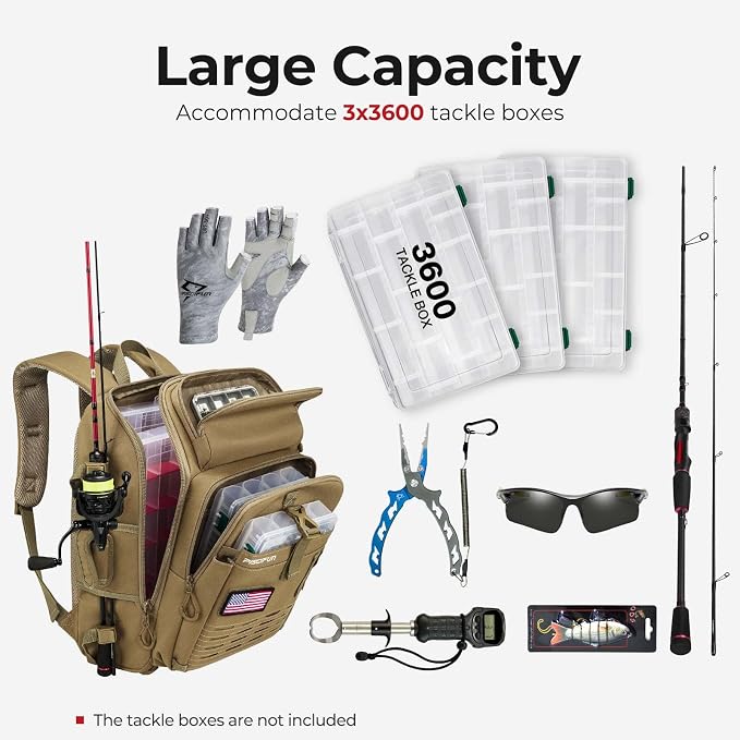 Piscifun Fishing Tackle Backpack - Image 5