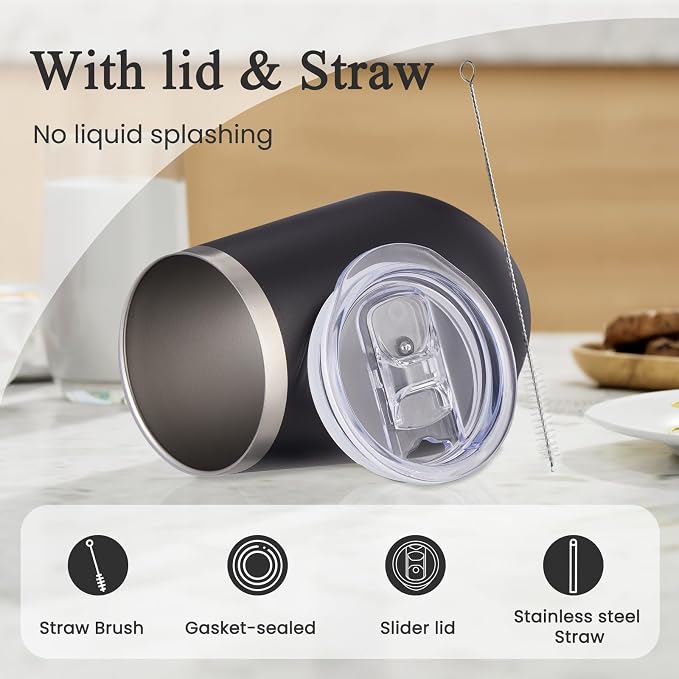 MEWAY 12oz Insulated Wine Tumbler - Image 3