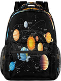 Backpacks Space Solar System School Bag Student Bookbag Adjustable Shoulder by UOYO