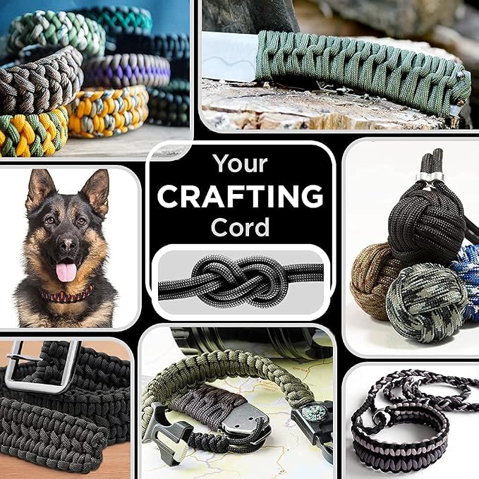 TECEUM 5/32" Paracord Rope 1000 – 1000ft / 200ft / 100ft / 50ft – Tactical - Image 4