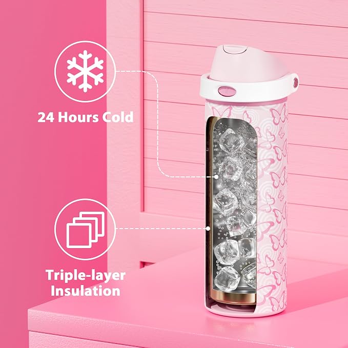 24 oz Insulated Water Bottle - Image 3