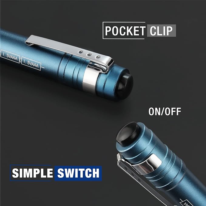 WORKPRO LED Pen Light, Aluminum Pen Flashlights, Pocket Flashlight - Image 5