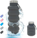 YCT Collapsible Water Bottle 17oz（500ml），Travel Portable Sport Water by YCT